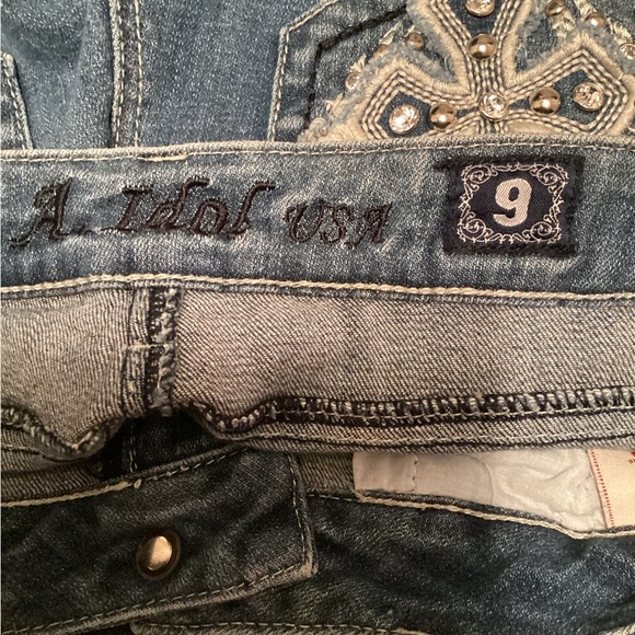 LA ldol Stylish Blue Distressed Women's Jeans 9 - Picture 5 of 8